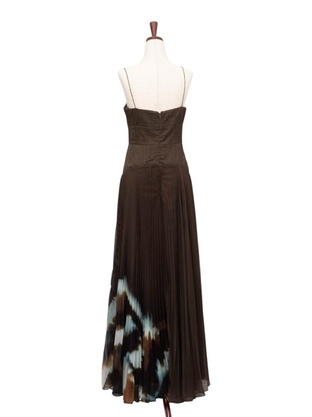 AMUR Sue Pleated Gown Size 4 - Picture 5 of 10